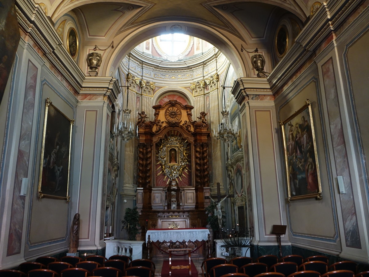 Susa, barocker Hochaltar in der Pfarrkirche St. Maria del Ponte (04.10.2018)