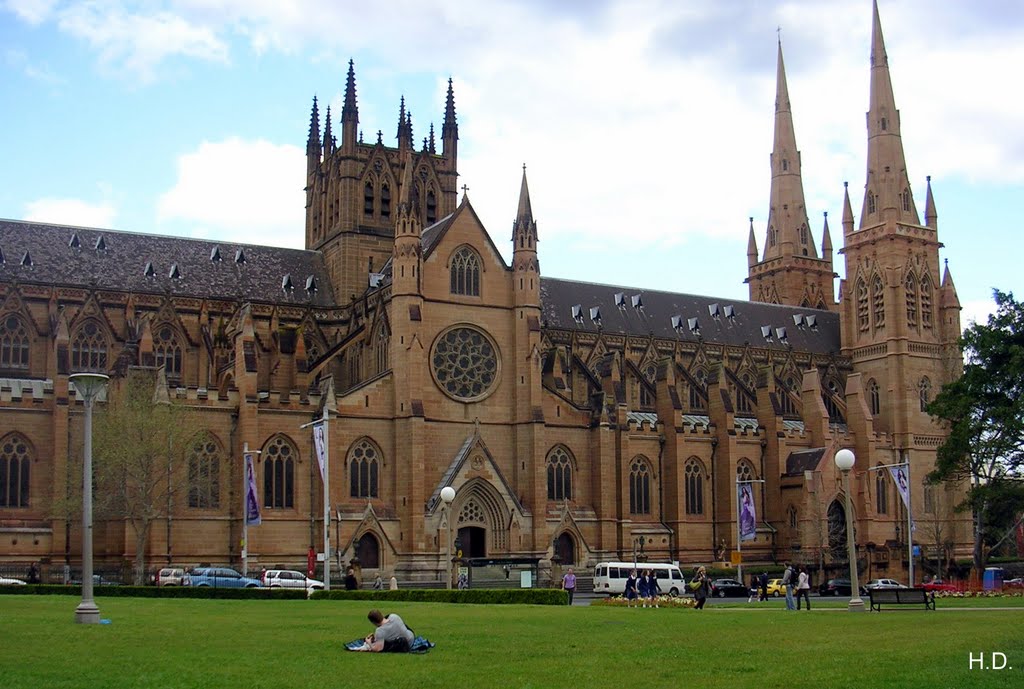 Sydney - Die St.Mary´s Cathedrale. 
Aufgenommen im September 2010.