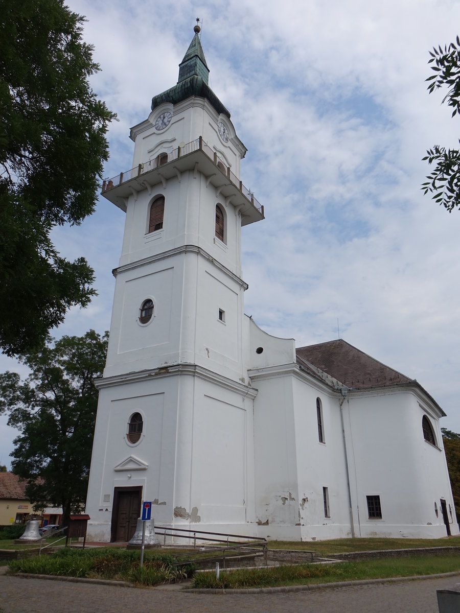 Szeghalom, reformierte Pfarrkirche, erbaut von 1784 bis 1794 (26.08.2019)