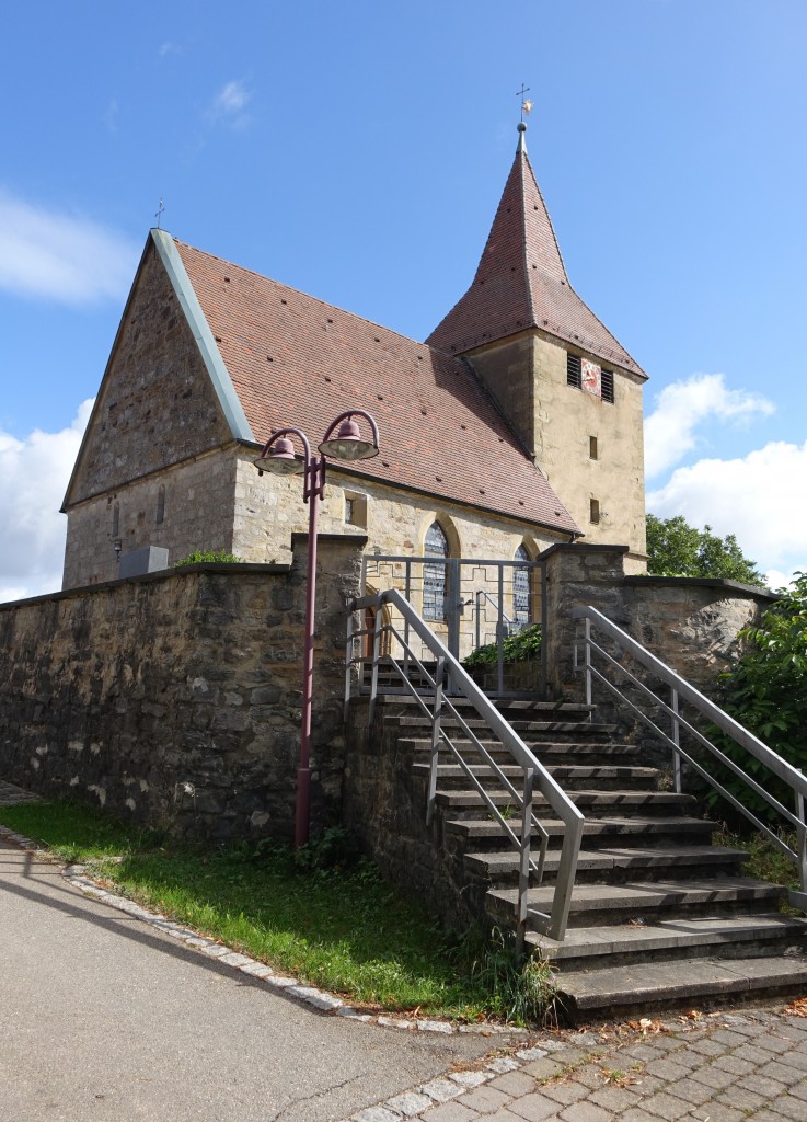 Tanau, kath. St. Anna Kirche, erbaut im 12. Jahrhundert (06.09.2015)