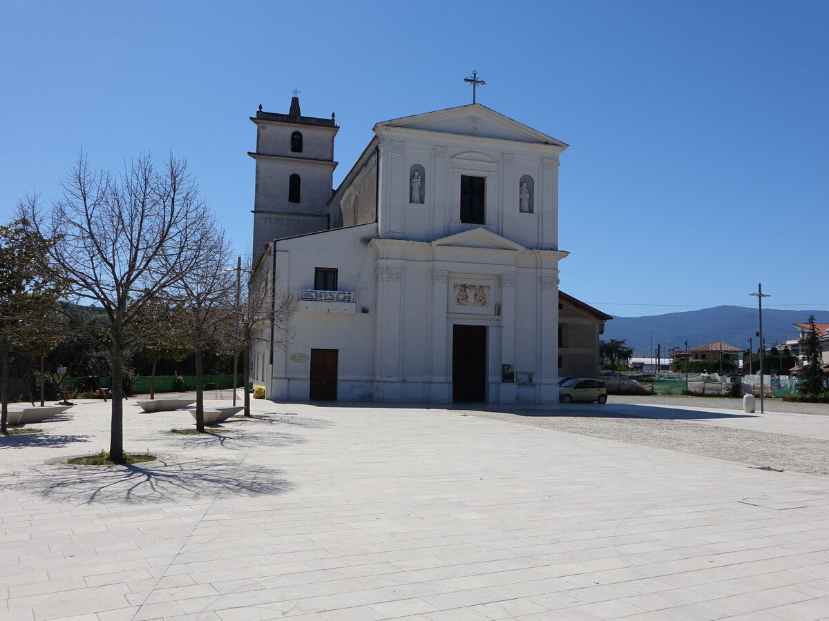 Taverna di Moltalto Uffugo, Pfarrkirche Trinita an der Piazza Nicola Canonaco (07.04.2024)