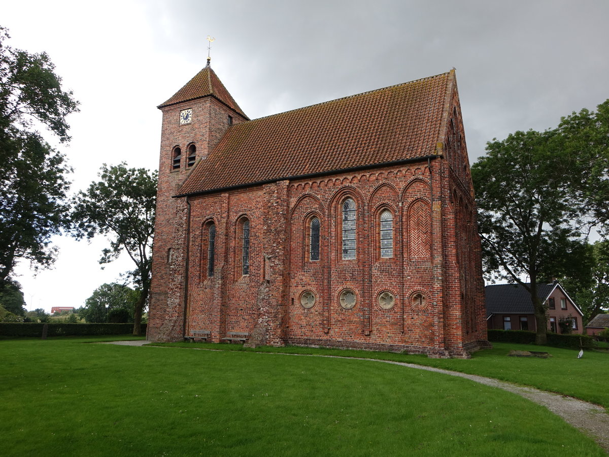 Termunten, niederl. Ref. Kirche, erbaut im 12. Jahrhundert (28.07.2017)