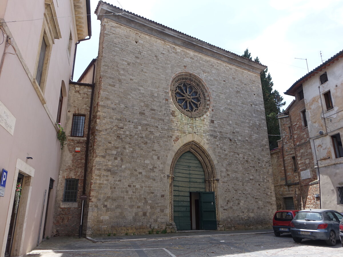 Todi, Pfarrkirche San Nicolo de Criptis in der Via Giacomo Matteotti (24.05.2022)