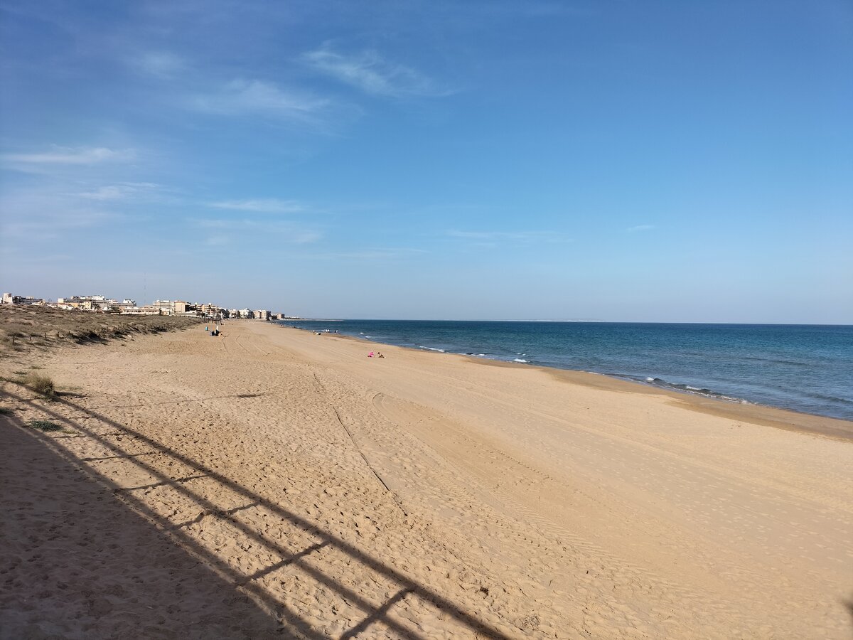 Torrevieja, playa de la Mata, 07.02.2024