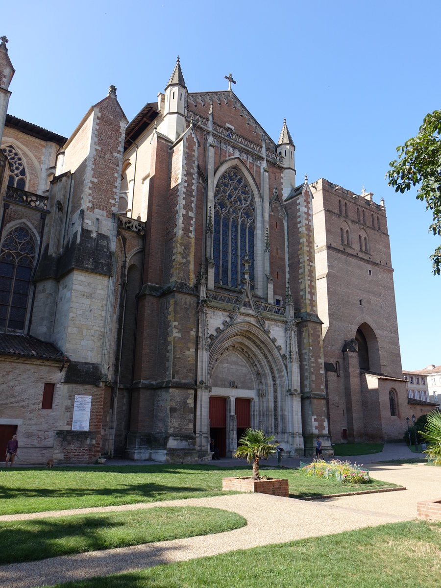 Toulouse, Kathedrale St. Etienne, Langhaus erbaut im 11. Jahrhundert, Chor 13. JH (29.07.2018)