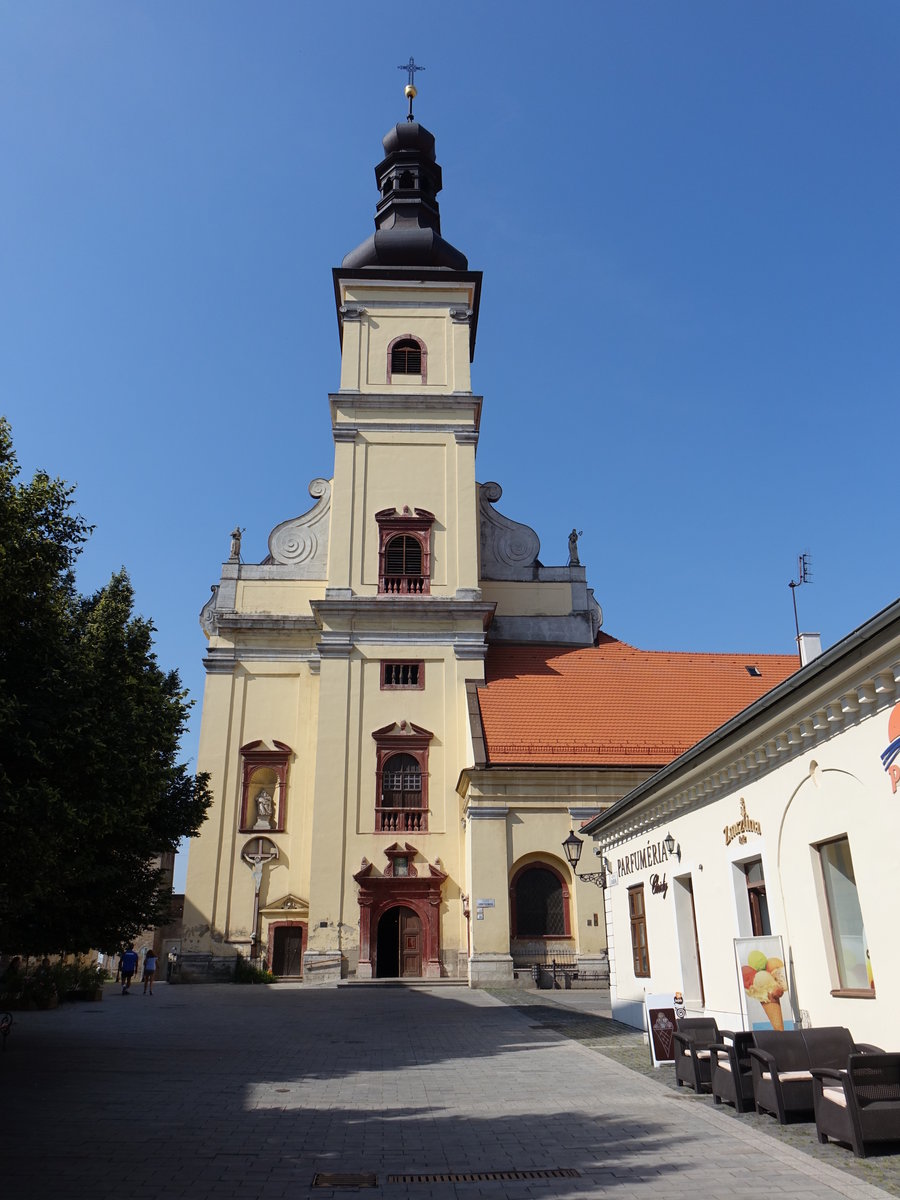 Trnava / Tyrnau, Pfarrkirche St. Jakob, erbaut von 1694 bis 1712 (29.08.2019)