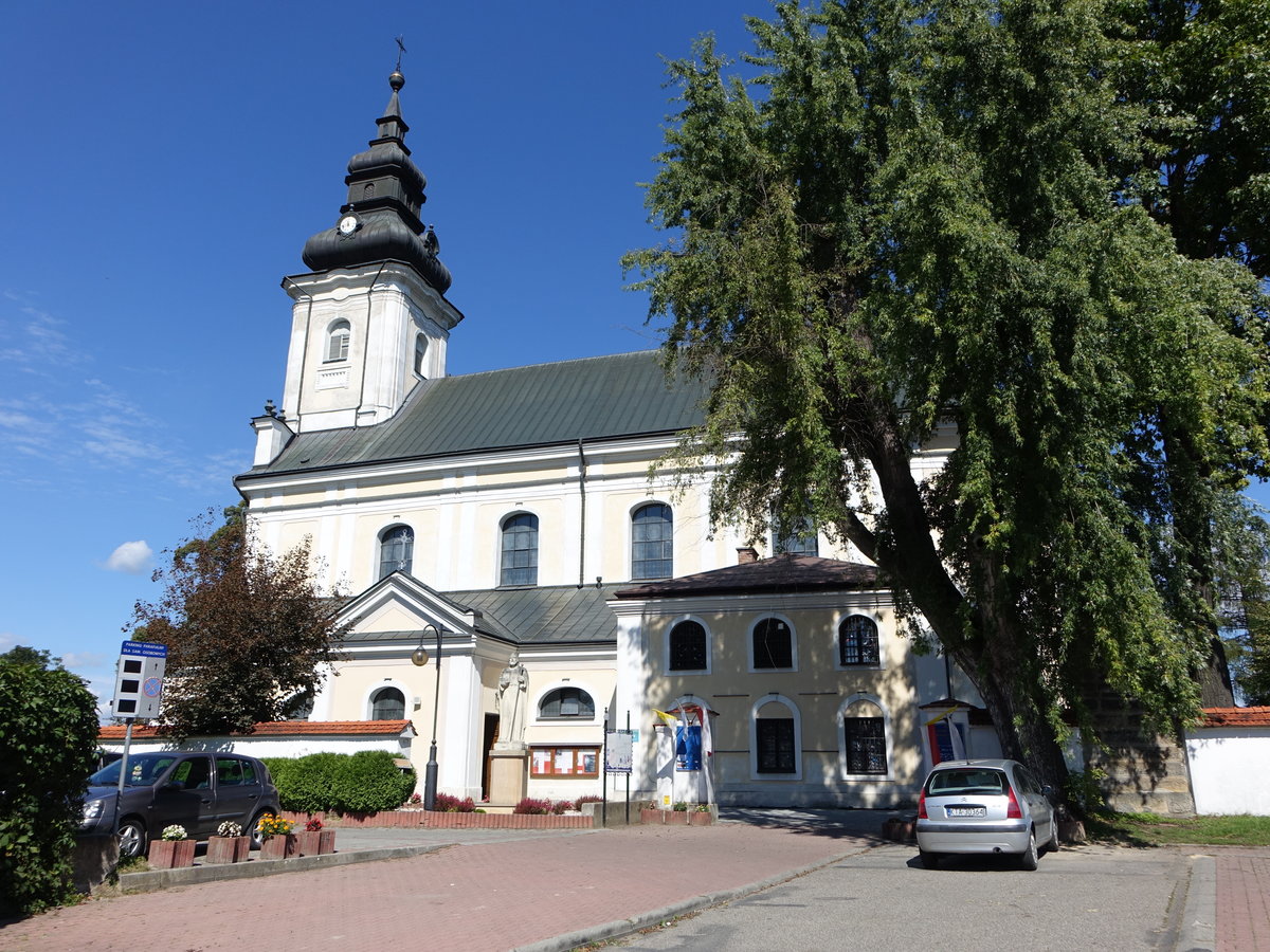 Tuchow, kath. Pfarrkirche St. Jakob, erbaut von 1791 bis 1794 (03.09.2020)