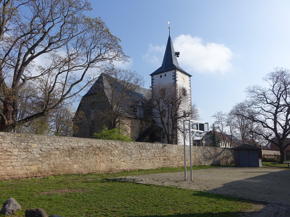 Udestedt, evangelische St. Kilian Kirche, erbaut von 1592 bis 1594 (09.04.2023)