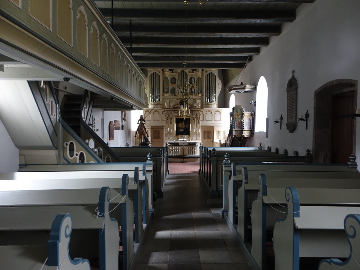 Ulsnis, Innenraum der evangelischen St. Wilhadus Kirche (25.09.2020)