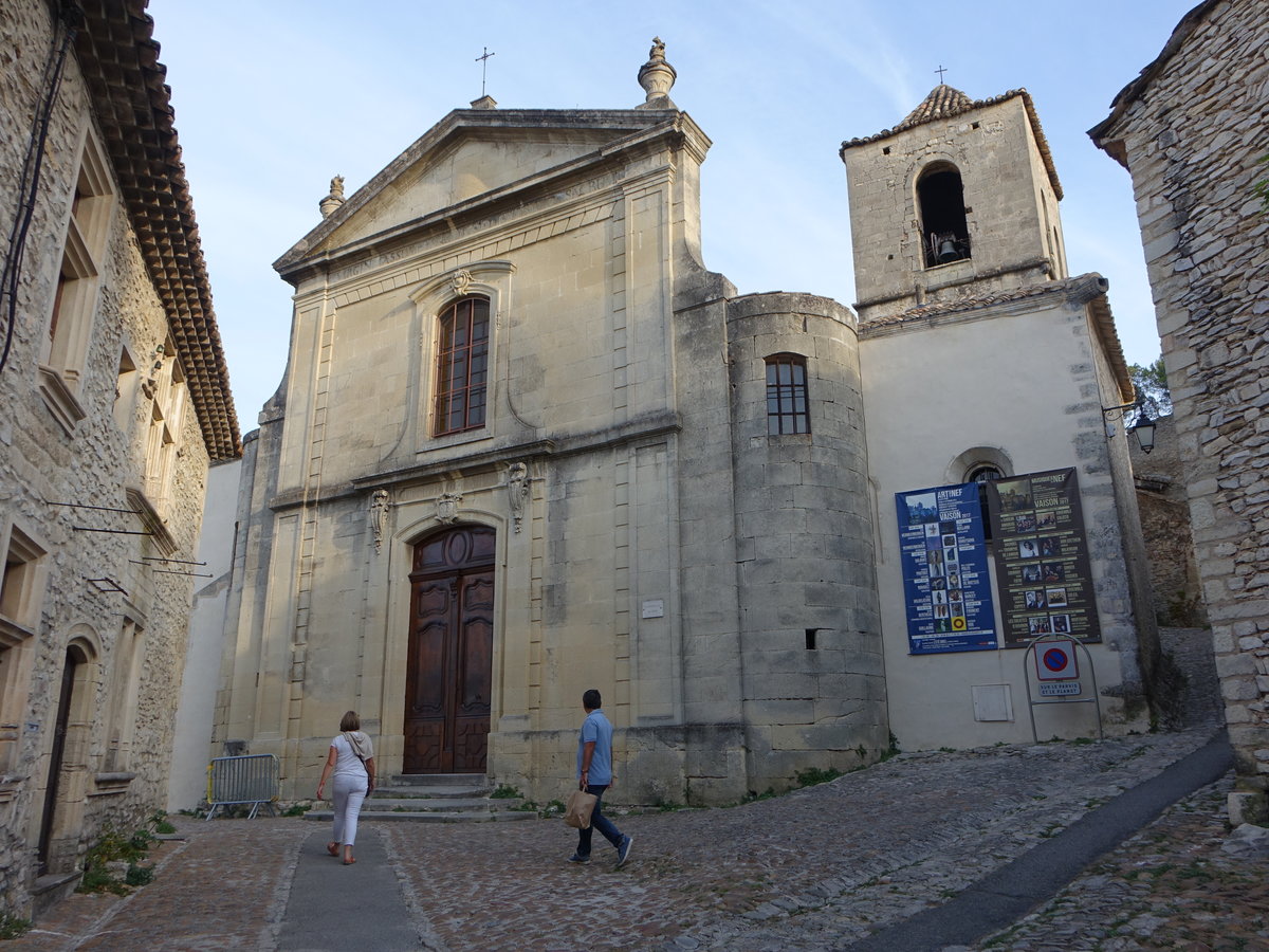 Vaison-la-Romaine, Kirche Notre-Dame, erbaut im 13. Jahrhundert (22.09.2017)