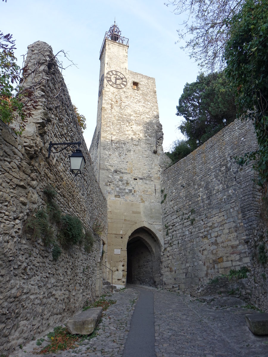 Vaison-la-Romaine, Wachturm des alten Grafenschlosses (22.09.2017)
