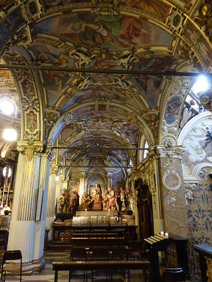 Varese, Fresken in der Wallfahrtskirche St. Maria del Monte (22.09.2018)