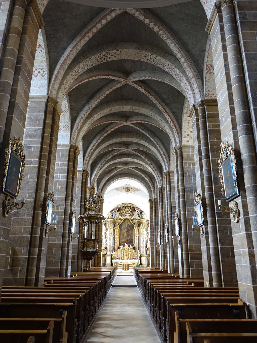 Walderbach, gotischer Innenraum der Pfarrkirche St. Nikolaus und St. Maria (05.06.2017)