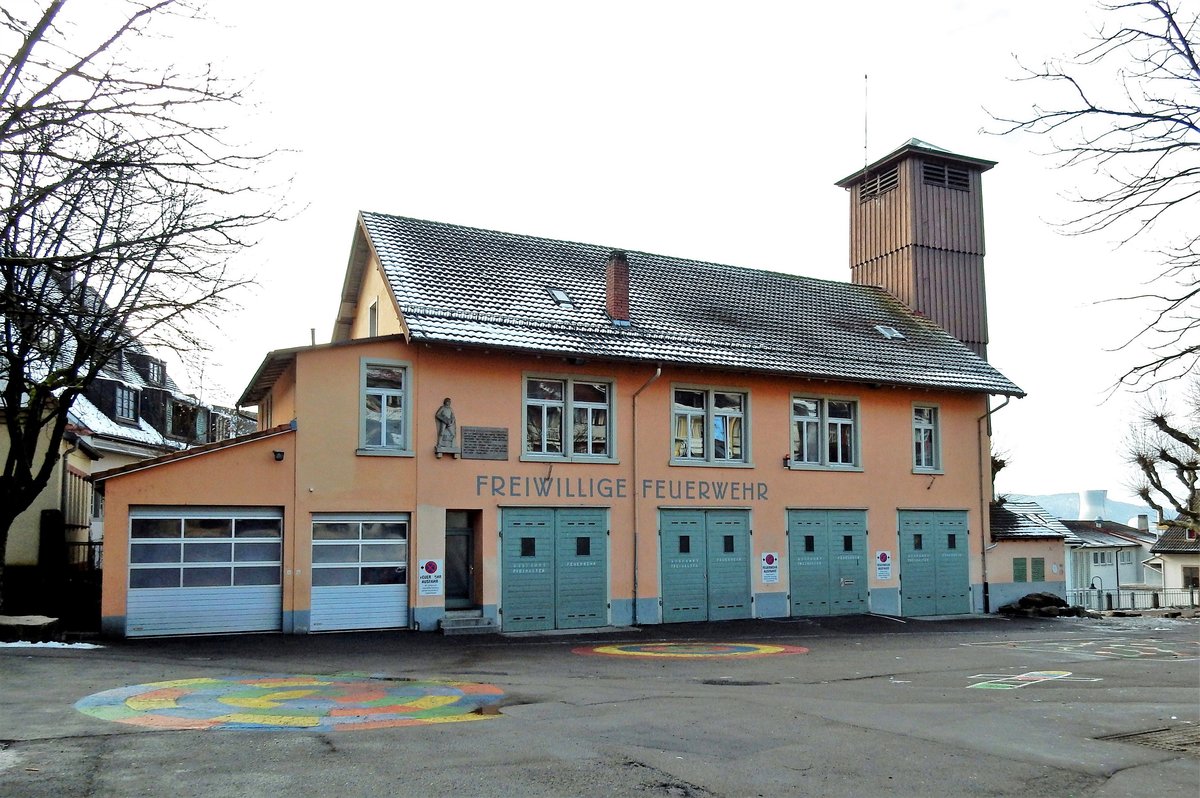 Waldshut, Johannisplatz 2, Freiwillige Feuerwehr, Feuerwehrgertehaus - 03.02.2015