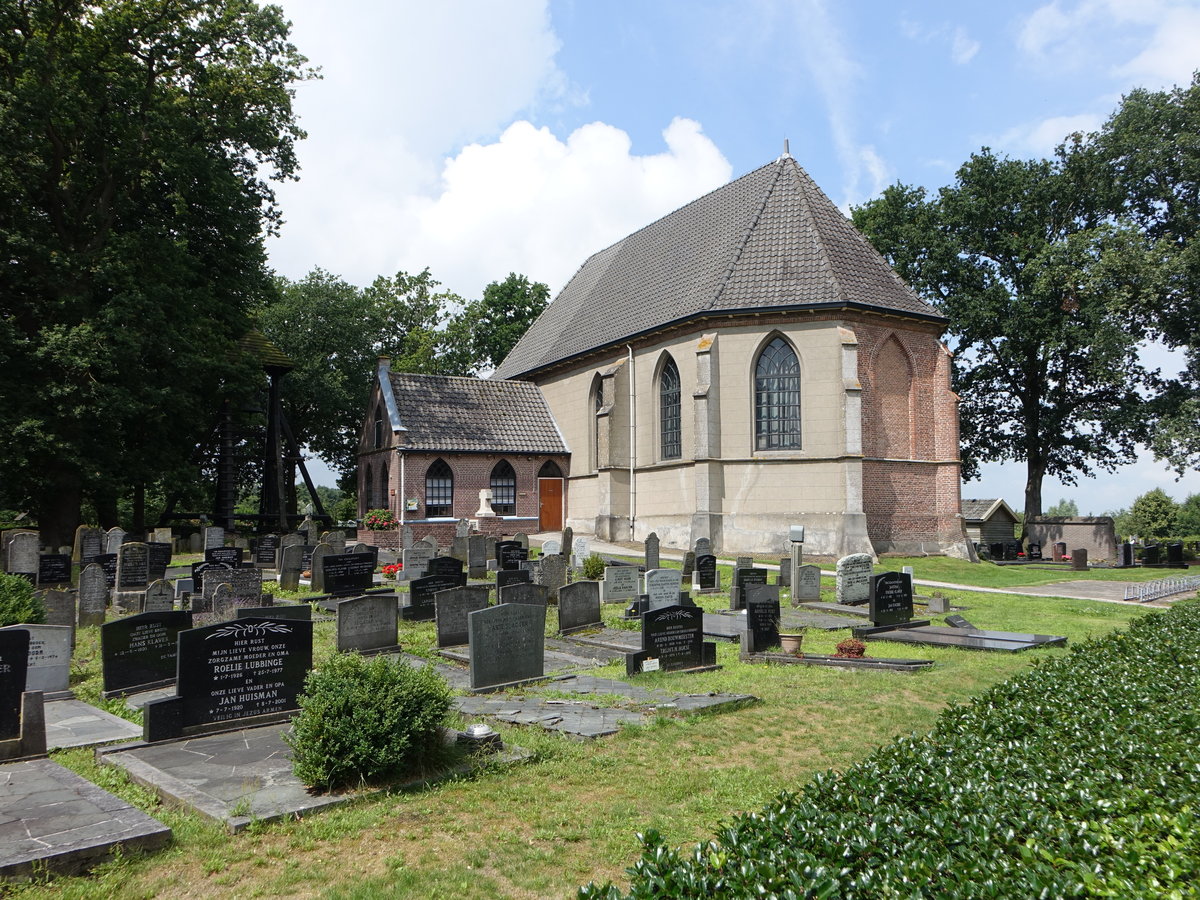 Wanneperveen, Niederl. Ref. Kirche, erbaut bis 1502 (24.07.2017)