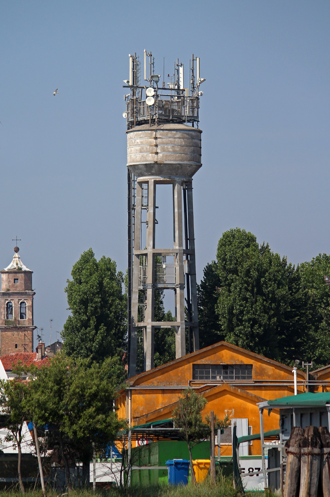 Wasserturm Arsenale-Nord (Venedig), im Juni 2017.
