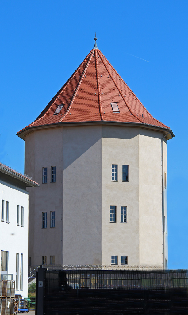 Wasserturm des Wasserwerkes Wuhlheide in Berlin-Kpenick im Juni 2015.
