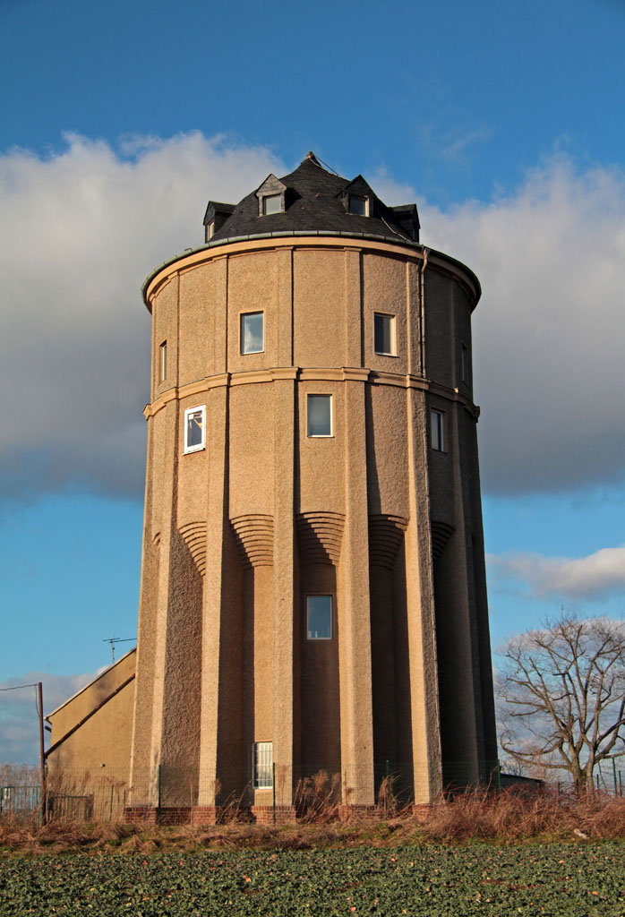Wasserturm Leisnig im Januar 2014