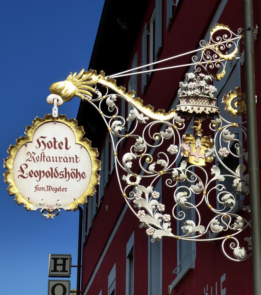 Weil am Rhein, Hotel-Restaurant  Leopoldshhe , Sept.2014