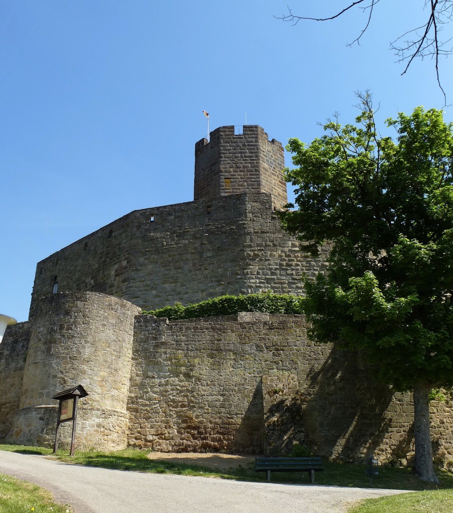 Weiler, Burg Steinsberg, erbaut um 1100, April 2014