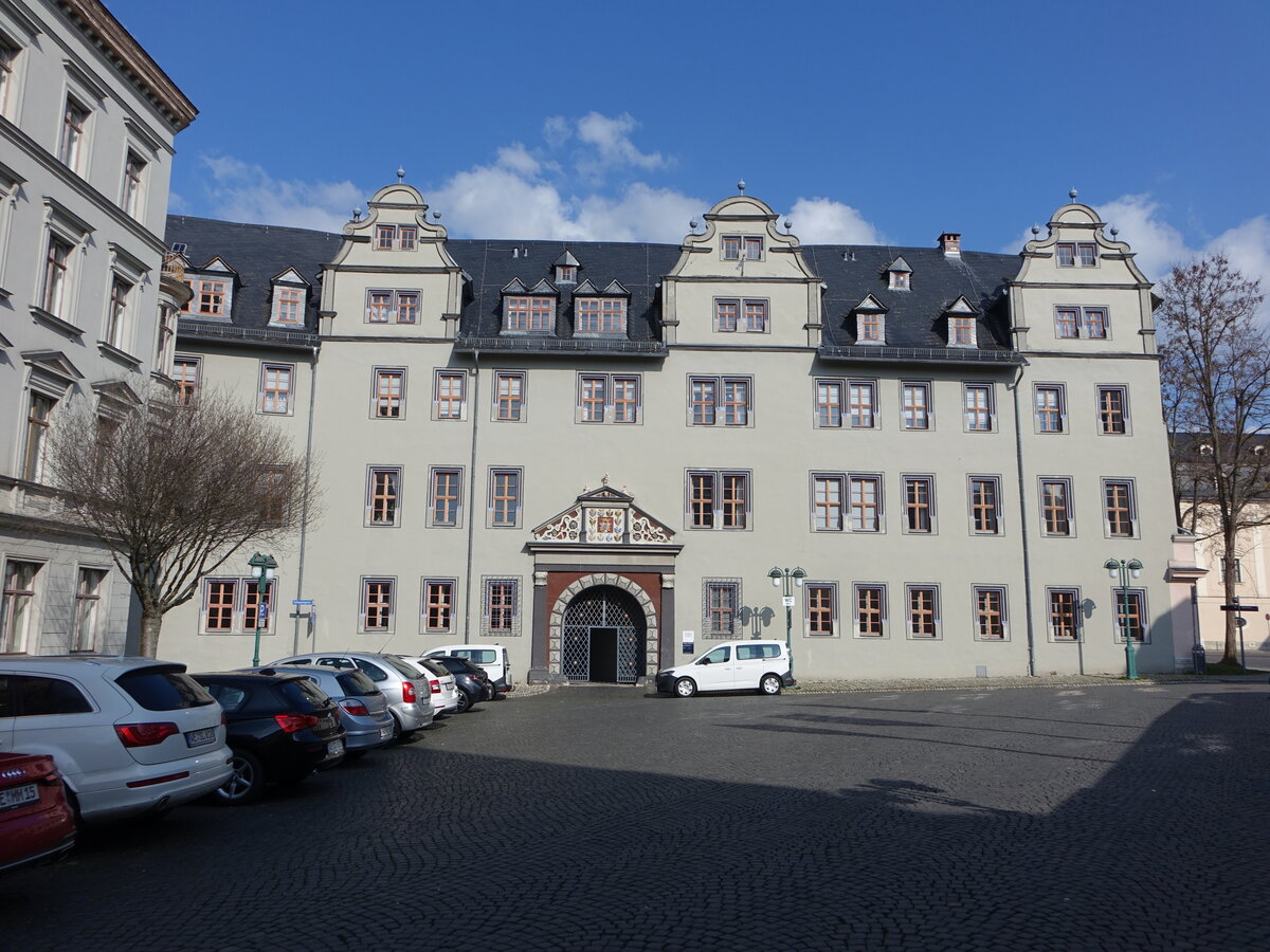 Weimar, Herzogin Anna Amalia Bibliothek, gegrndet 1691 (09.04.2023)