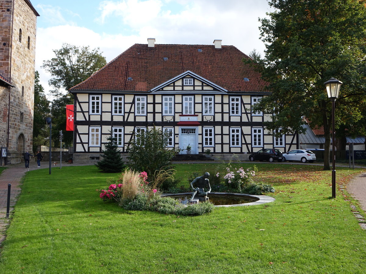 Wennigsen, Klosteramt oder Johanniterhaus, erbaut von 1707 bis 1725 (06.10.2021)