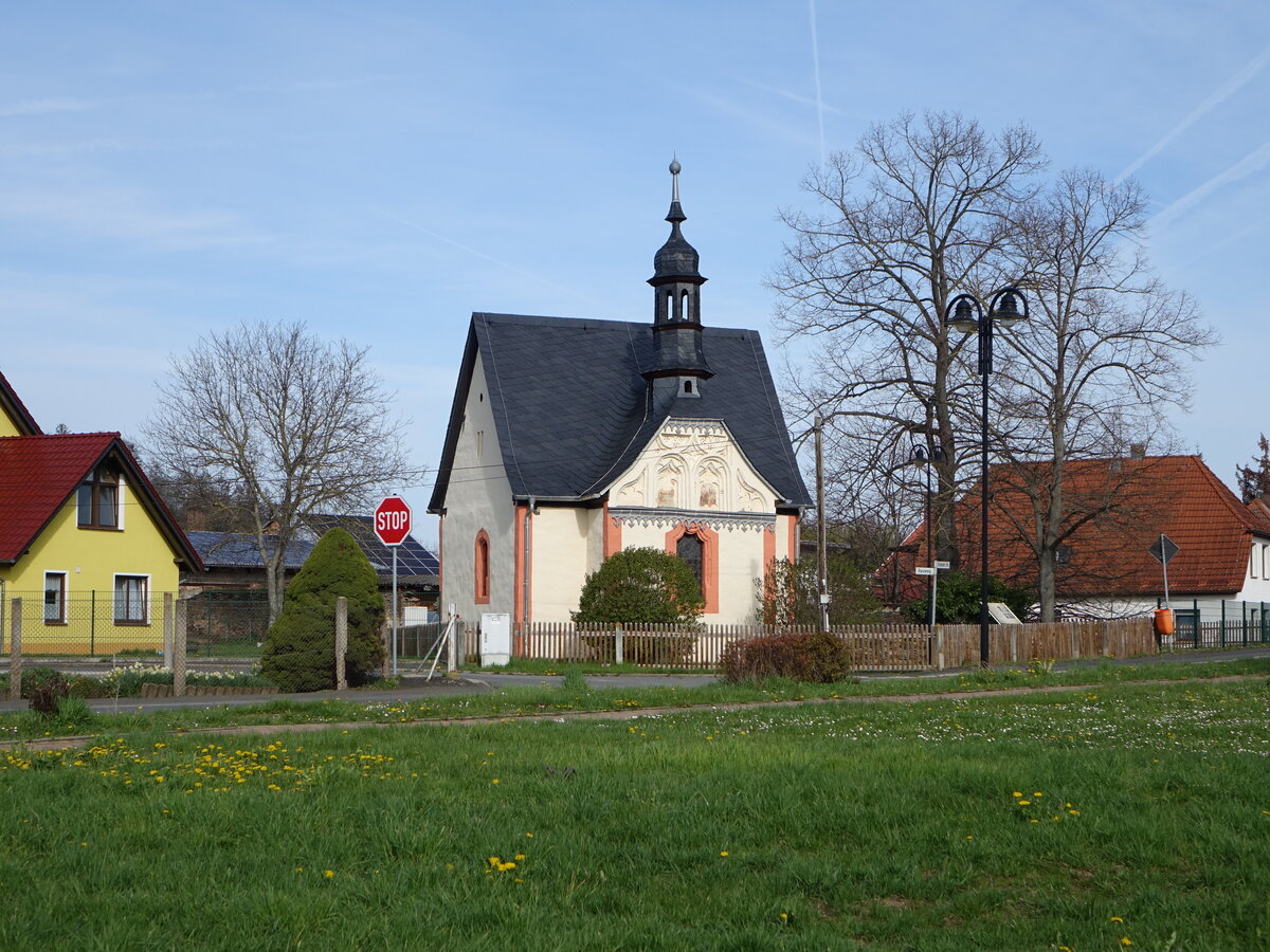 Wernburg, ev. Kapelle St. Veit, erbaut 1506 (22.04.2023)