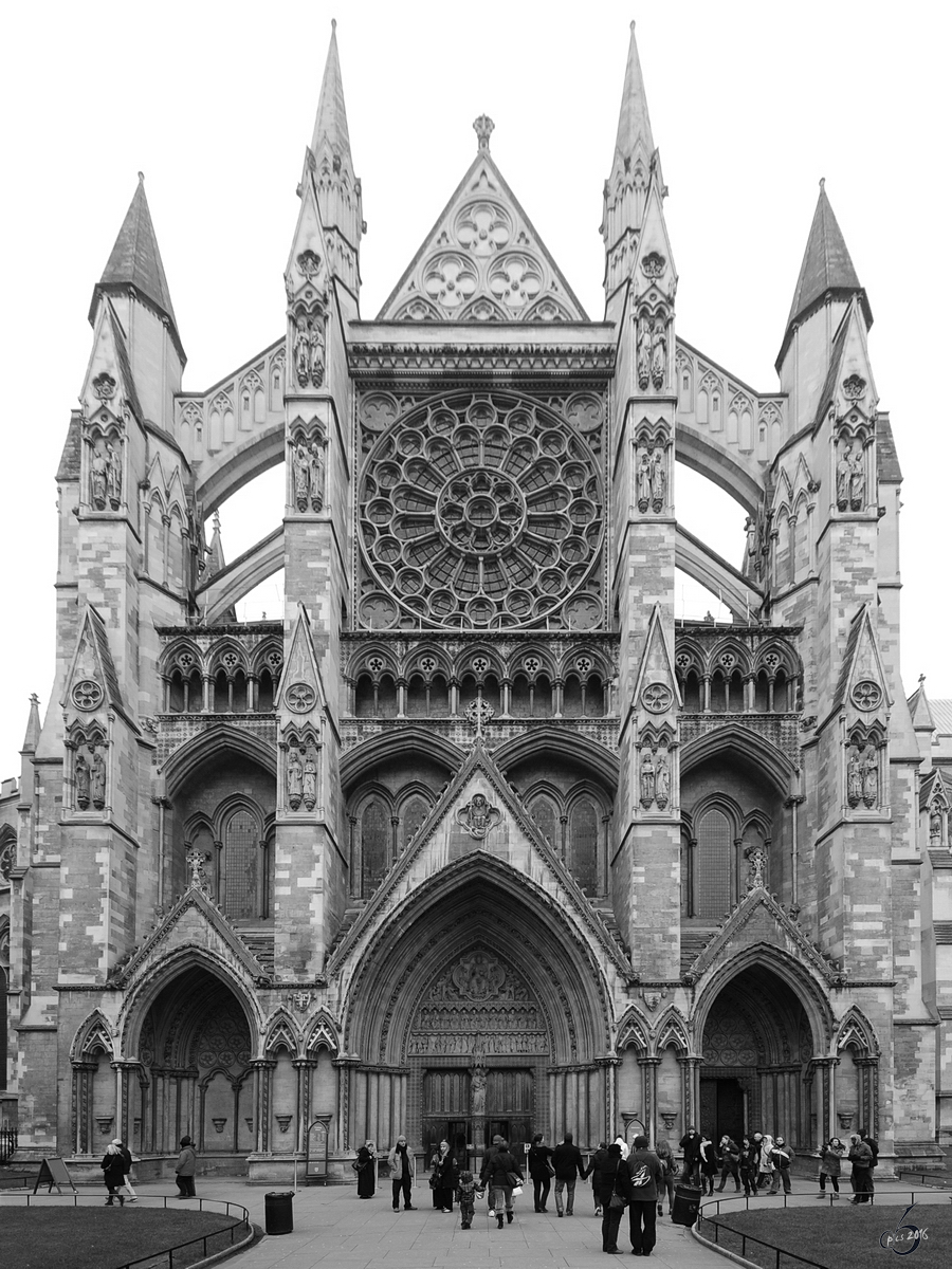 Westminster Abbey im historischen Zentrum von London. (Mrz 2013)