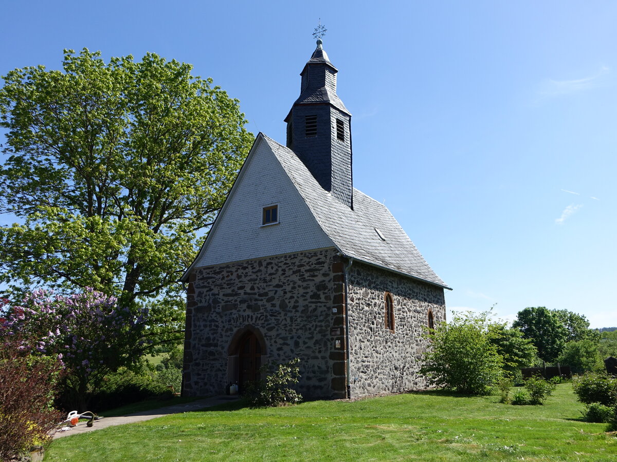 Wettsaasen, evangelische Kirche, erbaut im 15. Jahrhundert (14.05.2022)