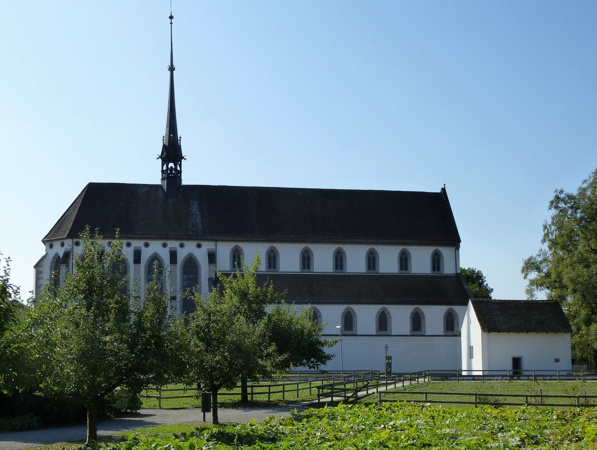 Windisch, ehemalige Klosterkirche des Klosters Knigsfelden, erbaut 1310-30, Sept.2015