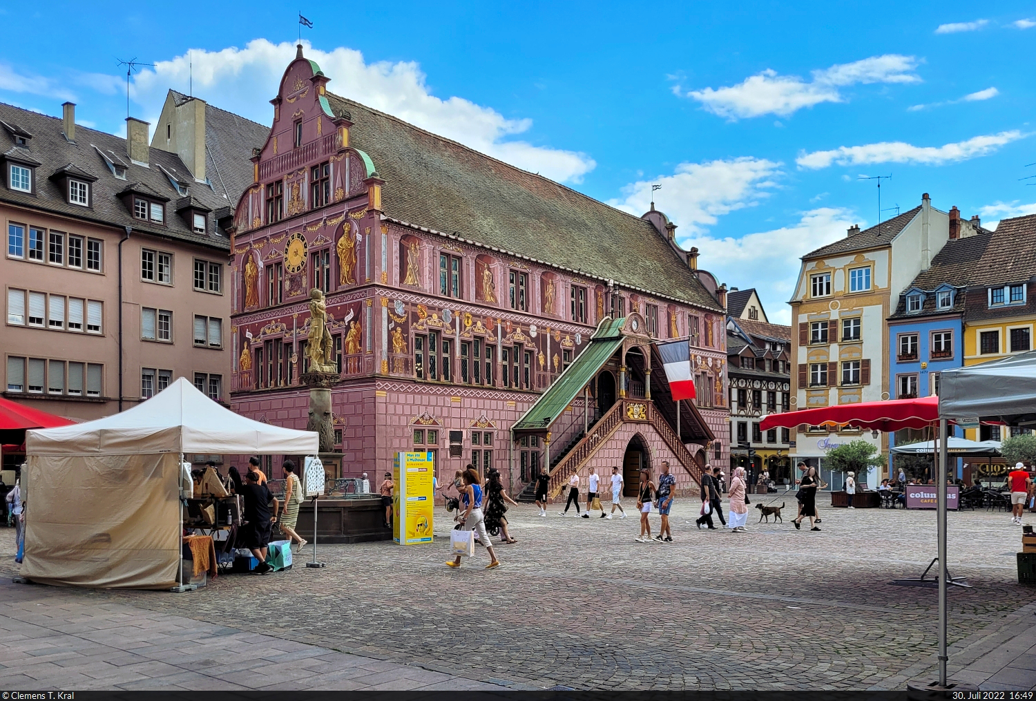 Das Rathaus von Mulhouse (F) auf dem Place de la Runion, erbaut bis 1552.

🕓 30.7.2022 | 16:49 Uhr