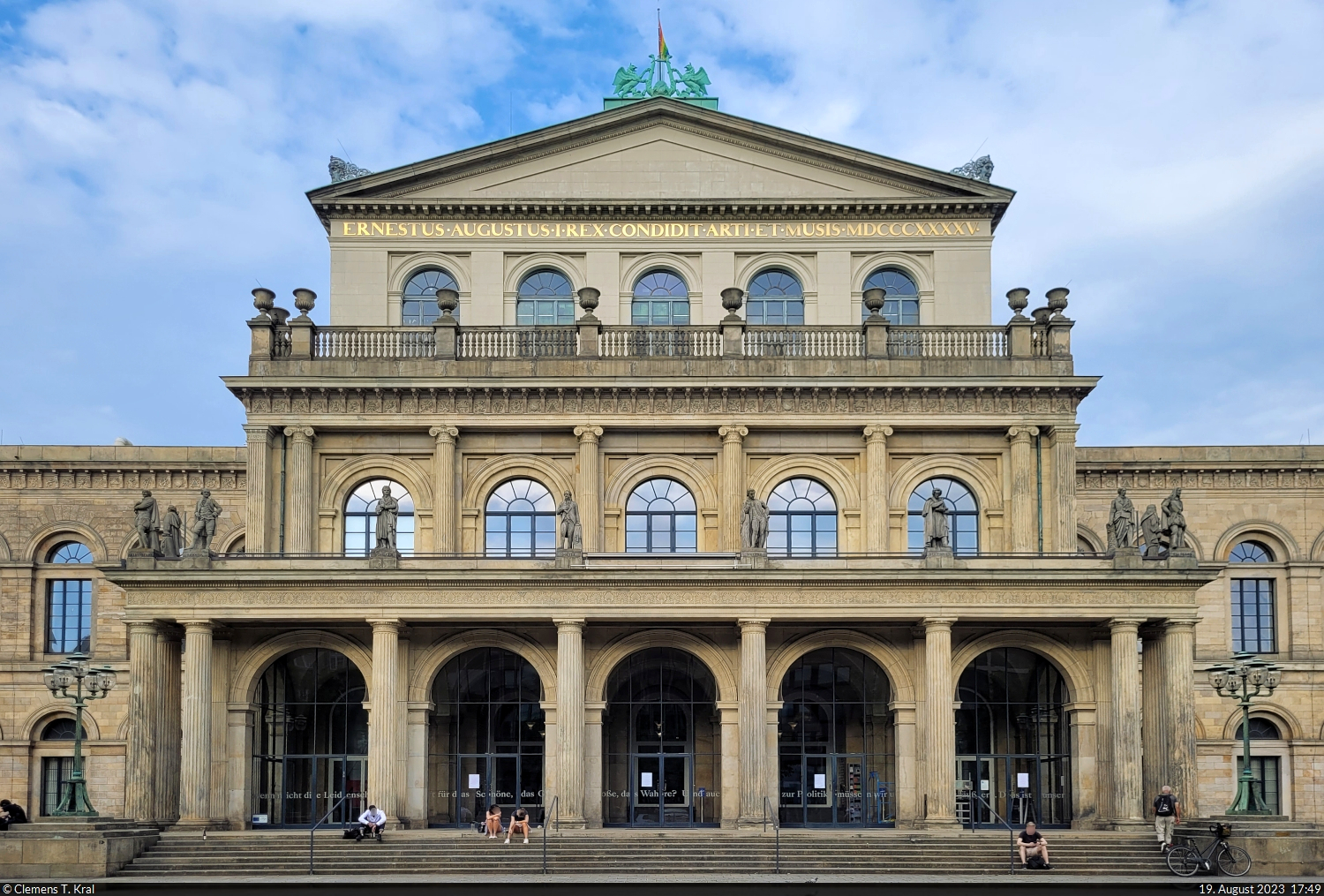 Opernhaus Hannover, Teil des Niederschsischen Staatstheaters, erffnet 1852.

🕓 19.8.2023 | 17:49 Uhr