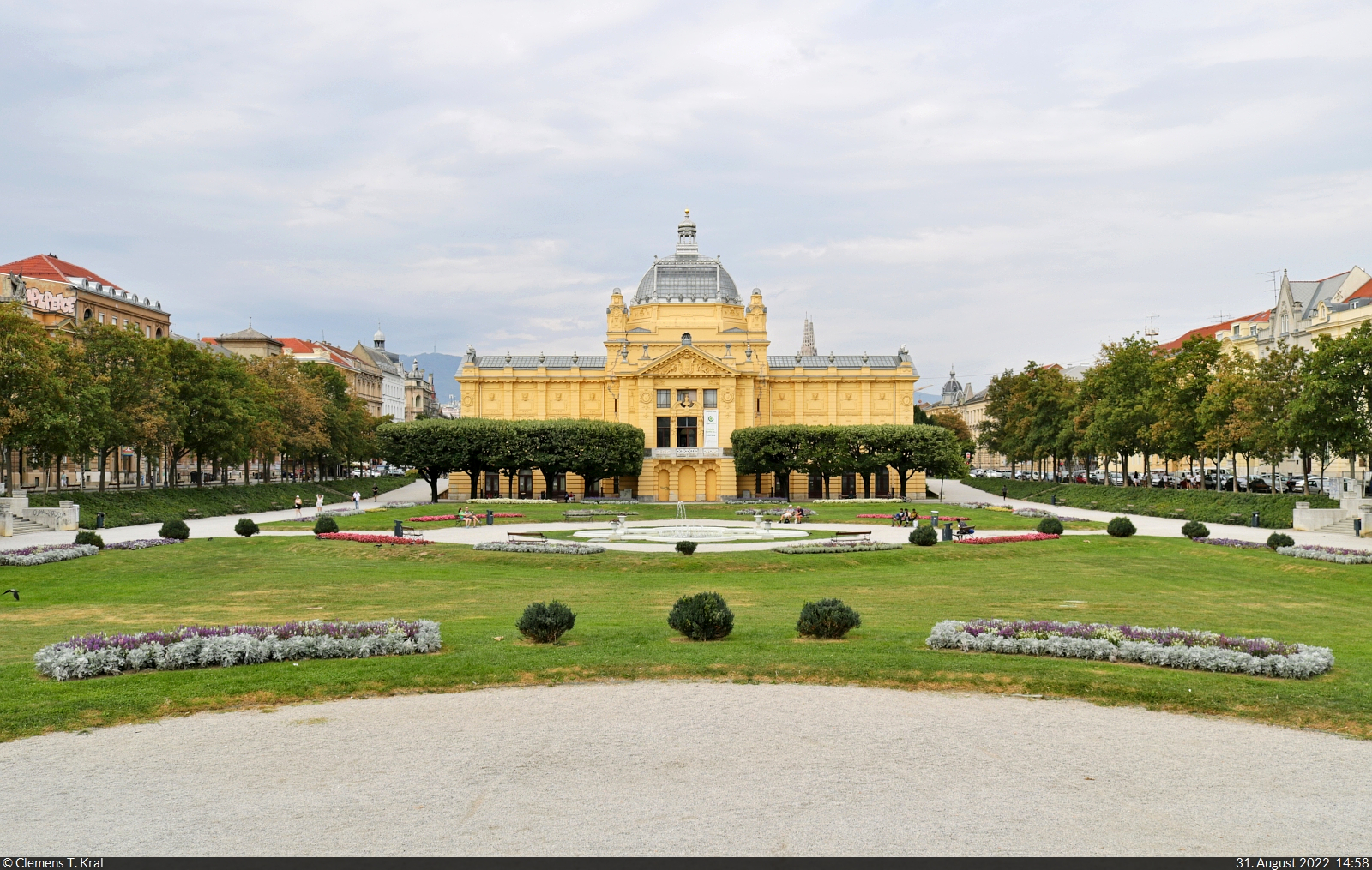 Zagreb (HR):
Der 1898 gegrndete Kunstpavillon auf dem Knig-Tomislav-Platz.

🕓 31.8.2022 | 14:58 Uhr