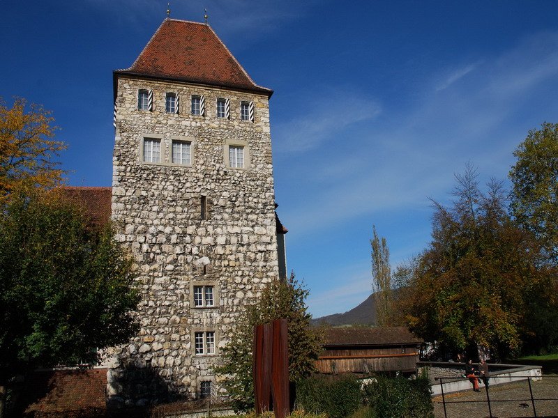 Aarau, Haupstadt des Kantons Aargau, 16.000 Einwohner.
Schlssli - Seit 1939 wird die kleine Burg kontinuierlich zum Stadtmuseum ausgebaut. 2.11.2006 