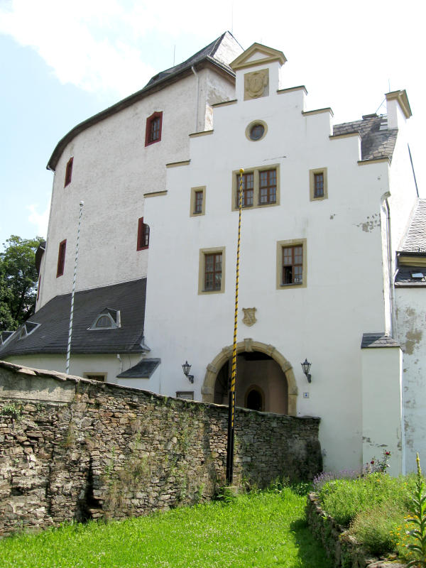 Das Torhaus des Schlosses Wolkenstein, 05.07.09