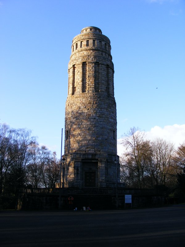 Der Bismarckturm im Bochumer Stadtpark am 19. Mrz 2008.