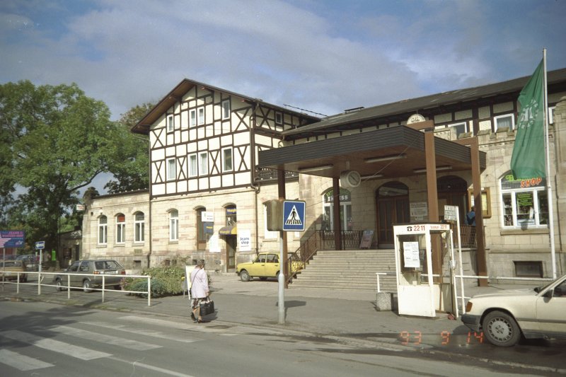 Bad Salzungen, am Bahnhof der Werratalbahn 