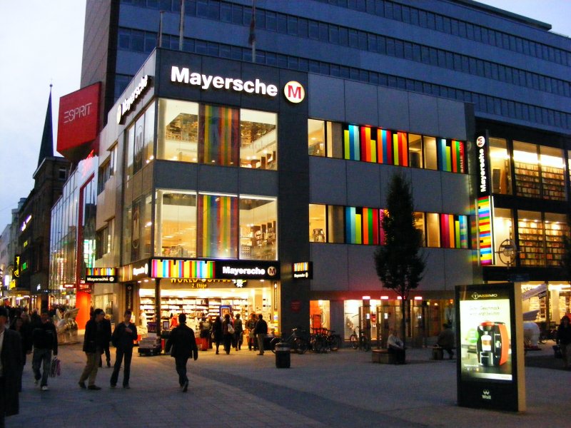 Die Mayersche Buchhandlung in Dortmund - 14. Oktober 2008.