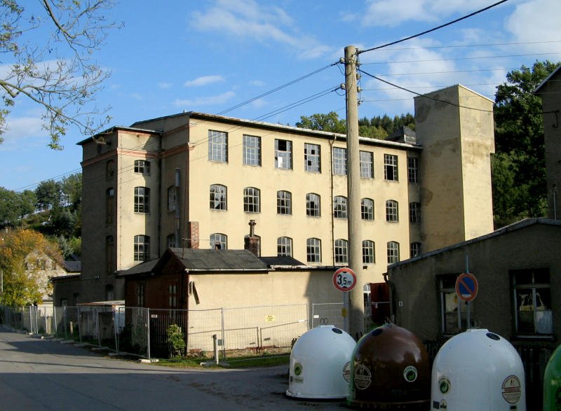 Die Strumpffabrik ehem. Rudolf Drechsel an der Becherstrae soll noch in diesem Jahr abgerissen werden. Wieder verschwindet ein Stck Burkhardtsdorf,  30.09.07