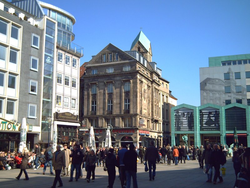 Der alte Marktplatz in Dortmund  