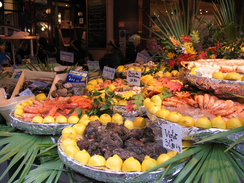 Fruits de Mer in Paris.
(Januar 2008) 