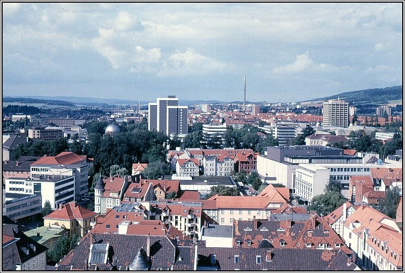Blick vom einem der T�rme der Johanniskirche �ber die G�ttinger