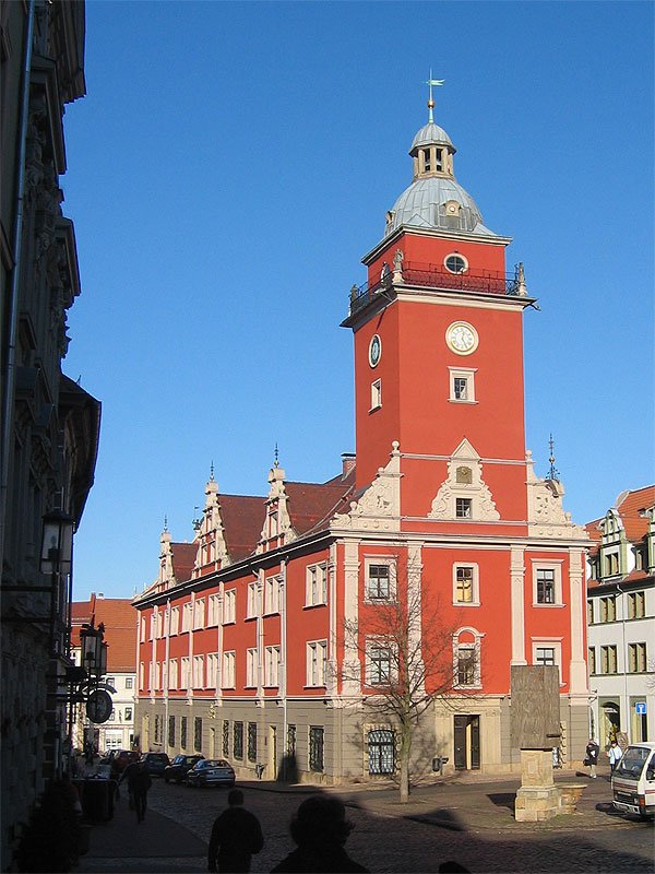 Gothas gute Stube: das Rathaus. Januar 2005