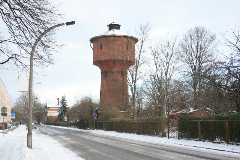 Grazer Strae mit Wasserturm. Zustand 23.11.2008