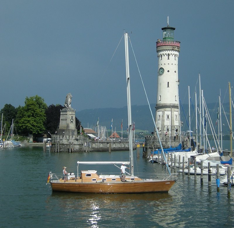 Hafeneinfahrt von Lindau.
28. Juli 2008
