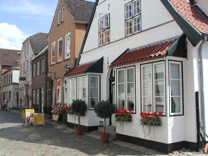 Historische H�userzeile Husum  