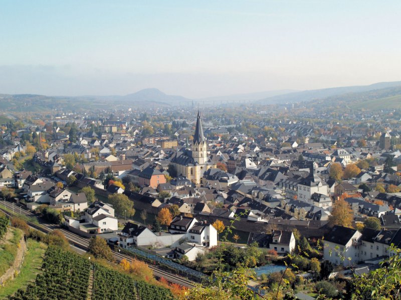 Ahrweiler von NordWest 12.10.2008 Staedtefotos.de
