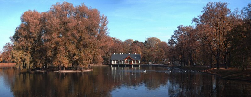 Legnica 01.11.2008. Stadtpark -  Ziegenteich  / Park miejski -  Kozi staw 