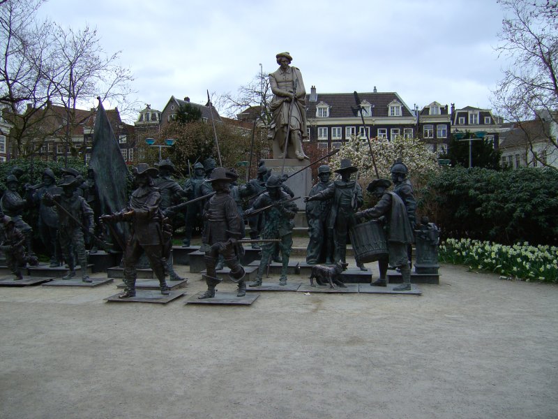  Nachtwache  am Rembrandtplein in Amsterdamm (Frhjahr 2007)