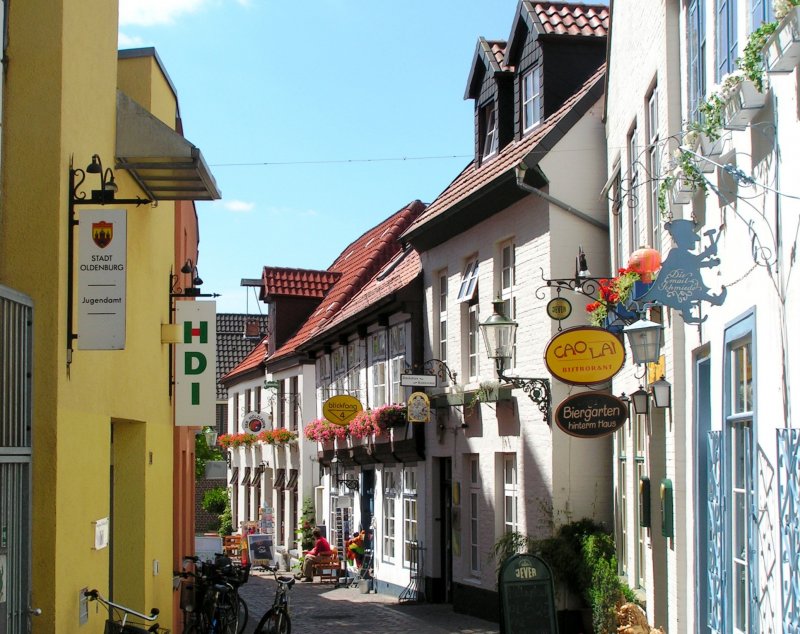 Oldenburg/Oldb., 28.06.2005, Lange Str./Ecke Bergstr.  